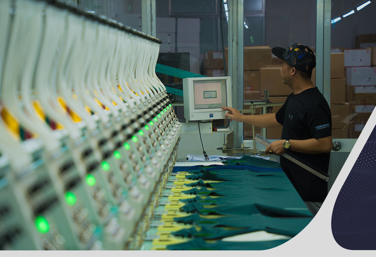 Usine textile connectée